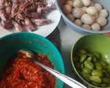 Foto langkah ke 1 dari resep Balado Cumi telur puyuh pete.