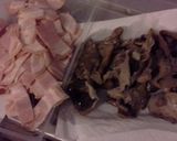 Foto del paso 1 de la receta Pizza de bacon y setas variadas