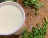 A picture of step 1 of Methi cucumber Raita.