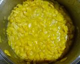 A picture of step 3 of Vaal ni daal / Bitter field beans.