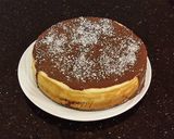 A picture of step 23 of Boston Cream Pie Cheesecake.