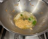A picture of step 1 of Sev bhaji.