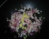 A picture of step 3 of Veggie Omelette#15minsorlessrecipe.