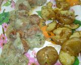 Foto del paso 9 de la receta: Papines con salsa de puerros y pulpetines