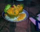 Green bell pepper with sweet polau recipe step 14 photo