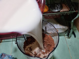 Puding Brownis Roti Tawar