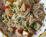 Foto langkah ke 4 dari resep Tumis Tauge Tahu.