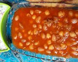 عکس مرحله 2 از دستور خوراک لوبیا و نخود با گوشت چرخ کرده