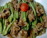 Foto langkah ke 4 dari resep Baby Buncis Beef Slice.
