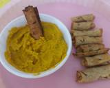 Carrot dip with crunchy cumin rolls recipe step 3 photo