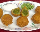 A picture of step 20 of Aloo Matar Sabudana Vada.