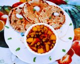 A picture of step 5 of Healthy tasty Jowar (sorghum) bhakri with masaledar sabji.