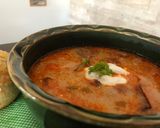 Jókai-bableves (fejtett babból) recept fázis 7 fotója