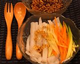 A picture of step 16 of Sichuan-Style Spicy Cold Mung Bean Jelly (Liangfen).