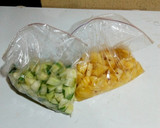 A picture of step 2 of Cucumber and Pineapple Smoothie.