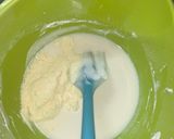 A picture of step 7 of Tres leches.