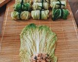 Hình bước làm 3 của món Cải thảo cuốn ức gà hấp Healthy