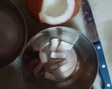 A picture of step 1 of Coconut chutney.