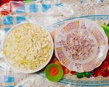 A picture of step 2 of Kerala Style Cabbage Thoran.