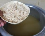 A picture of step 3 of Chicken corn soup.