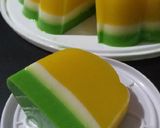 Foto langkah ke 5 dari resep 🍮Puding Labu Susu Pandan.