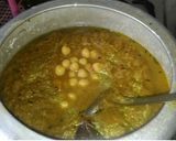 A picture of step 6 of Chole bhture.
