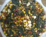 Foto del paso 4 de la receta: Tarta primavera 🥚🌽🧅🥕🍅🧀🥦🧄