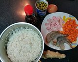 Foto del paso 7 de la receta Arroz frito con gambas y jengibre