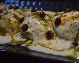 A picture of step 5 of Suji Dahi Bhalle in Appe Pan.