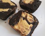 A picture of step 6 of Peanut Butter Banana Brownies.