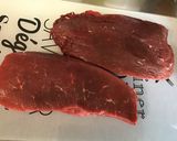 A picture of step 3 of Beef Filets with Marinated Garlic, Thyme, and Rosemary.