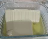 Hình bước làm 1 của món Tàu Hũ Sương Sáo Bánh Flan