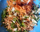 A picture of step 6 of Heinz beans salad.