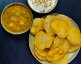 A picture of step 6 of Badam Pista Kaju Shrikhand.