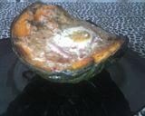 Foto del paso 13 de la receta: Calabaza rellena de atún con crema, jamón, mozzarella y huevo