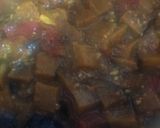 A picture of step 4 of Brinjal-Methi Sabji.