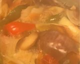 A picture of step 2 of Zero waste veggie broth.