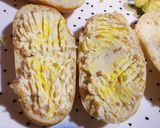 Foto del paso 4 de la receta: Bocaditos de queso, pollo y aguacate 🥖 🧀🍗 🥑
