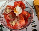Une image de l'étape 4 de Diots à la tomate, ail et persil.