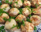 صورة لخطوة 5 من وصفة فطر فريش محشي جبنة 🍄