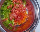 A picture of step 2 of Rava uttapam.
