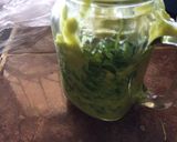 A picture of step 3 of Fake Guacamole.