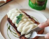 Foto langkah ke 5 dari resep Matcha Cream Toast.