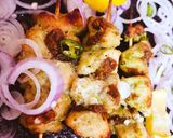 A picture of step 4 of Baked Malai Boti.