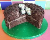 A picture of step 20 of Vickys Easter Nest Cake with Mini Egg Truffles, GF DF EF SF NF.
