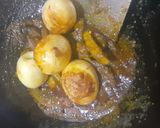 আলু বেগুন দিয়ে ডিমের ঝোল(aloo begun diye dimer jhol recipe in bengali) রেসিপি ধাপ - 3 ছবি