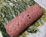Foto del passaggio 3 della ricetta Polpettone con mortadella, tonno e provola avvolto in cicoria