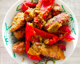 Foto langkah ke 8 dari resep Kriuk Udang Tempe Sambal Ijo.