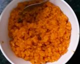 A picture of step 5 of Motichoor laddoo.