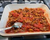 Une image de l'étape 6 de Éventails d'aubergine italienne aux deux jambons, tomates et girolles.